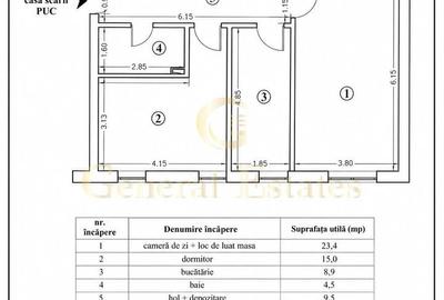 Apartament cu 2 camere decomandat, mobilat în Tractorul - 13