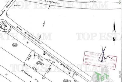 Teren 1824 mp Jilava - Deschidere 70 m, ideal investitie - 1