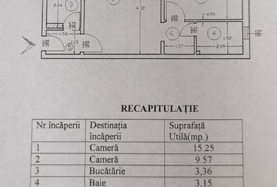 Apartament cu 2 camere semidecomandat, mobilat în Berceni - 12