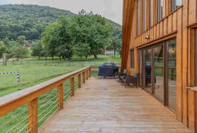 COMISION 0%| DE VANZARE| 2 CABANE TIP A FRAME| TEREN 2166 MP| - 12