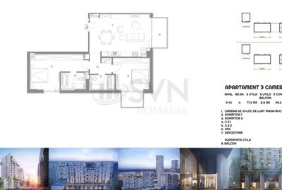 REA1027465 Apartament modern 3 camere Aviatiei Tower II I View liber - 13