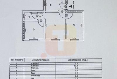 Apartament 3 camere de vânzare, etaj 2 din 4, Aleea Tiparului Apartament 3 camere de vânzare, etaj 2 din 4, Aleea Tiparului - 25