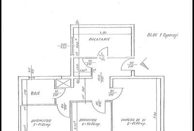 Direct proprietar - vand ap 3 cam decomandat, et 2 10, bloc anvelopat, an 1975 Toporasi-Giurgiului - 3