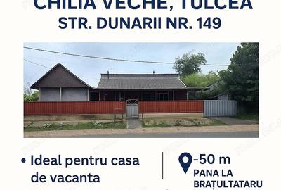 Casă cu 3 camere cu Teren 1200 Mp în Chilia Veche