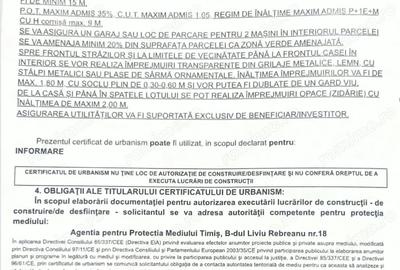 Teren de 764 mp, în Chișoda - 1