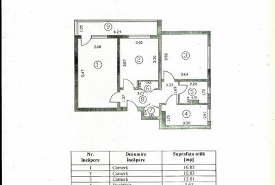 Apartament cu 3 camere decomandat în Giurgiului - 3