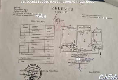 Apartament 2 camere, situat in Targu Jiu, Aleea Unirii - 13