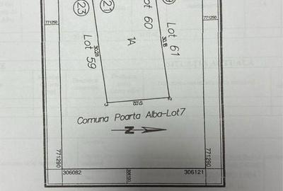 Teren de 514 mp, în Poarta Albă - 1