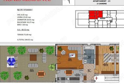 Apartament cu 2 camere decomandat în Central - 10