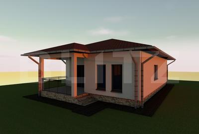 Casa plan parter 3 camere, 550 mp teren, Ciurbesti - 3