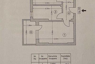 Apartament cu 2 camere decomandat în Sud - 1