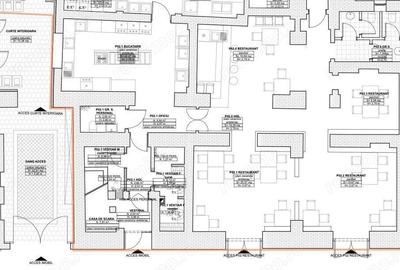 De inchiriat spatiu comercial, fost restaurant, reamenajat total, 220 mp,cu vitrina,zona P-ta Unirii - 2