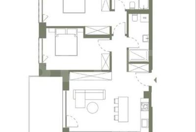 Apartament cu 3 camere semidecomandat în Semicentral - 4
