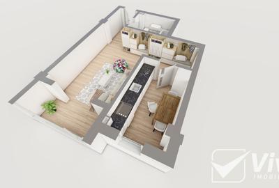 Rond Mall Moldova | Complex Nou | Apartament 1 cameră | Parter | Lift - 6