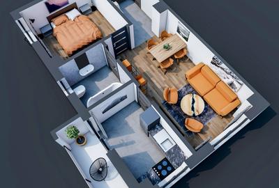Apartament 2 camere, decomandat - TVA INCLUS IN PRET - 0% COMISION - 10
