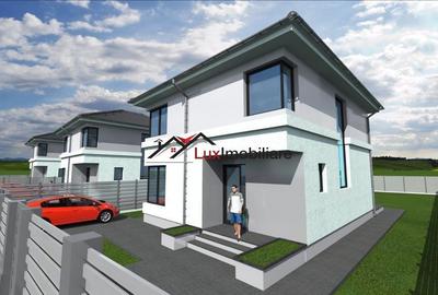 Casa superba semifinisata 120 mp utili + 450 mp teren liber. Zona Corusu. - 13