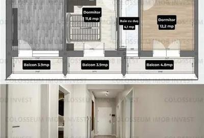 Apartament cu 3 camere decomandat în 13 Decembrie - 5