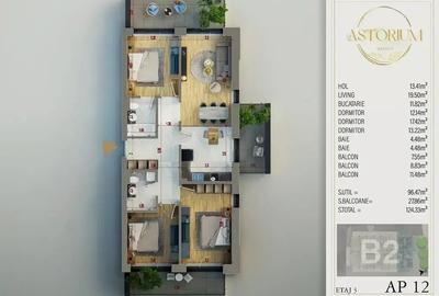 Apartament cu 4 camere decomandat în 1 Decembrie 1918 - 2