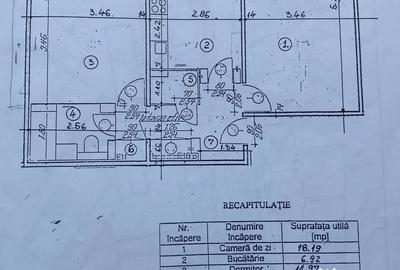 Apartament cu 2 camere decomandat în Steaua - 1