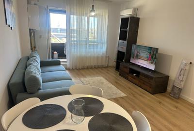 Tomis Nord(Gran Via)- 2 camere decomandate, mobilat-utilat complet, termen lung - 2