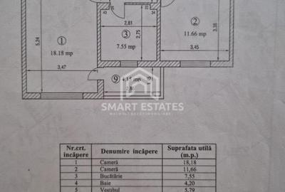 Apartament cu 2 camere decomandat, mobilat în P-ța Alba Iulia - 8