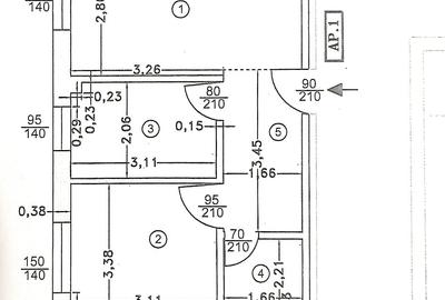 Apartament cu 2 camere decomandat în Apărătorii Patriei