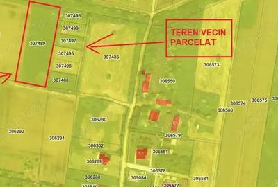 Teren pretabil locuri de casa Fantanele, 4450 mp fs.41 ml 56500 euro - 4