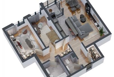 COMISION 0%! 3 CAMERE DECOMANDAT 83MP IASI - 3