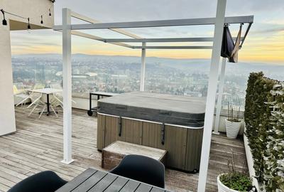 Penthouse de inchiriat cu jacuzzi, 90 mp si 80 mp terasa, zona Gruia - 4