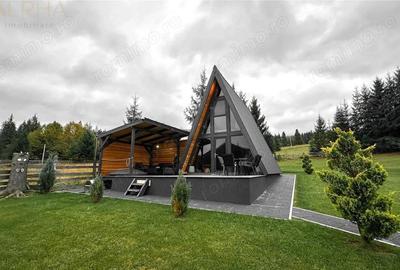 Cabana A Frame 115mp utili, Teren 3450mp, Coada Lacului Colibita - 2