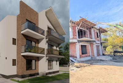 Casă individuală cu 5 camere cu Teren 210 Mp în Central