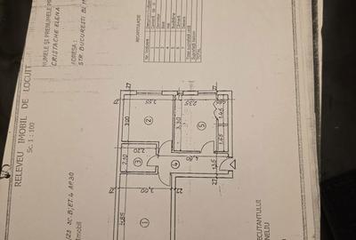 Apartament cu 2 camere decomandat în Uiești - 1