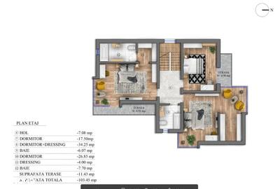Vila individuala , pasiva, nou construita plata esalonata  zona Pipera,  341 mp Vila individuala , pasiva, nou construita plata esalonata  zona Pipera,  341 mp - 10