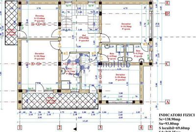 Casă cu 4 camere în Central