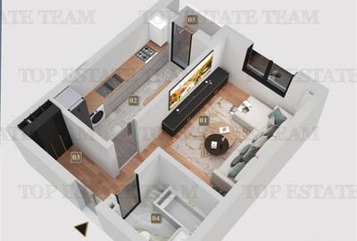 Garsoniera cu finisaje premium si toate utilitatile, in Cartierul Militari Resid - 7