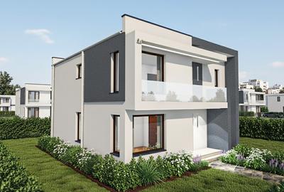 Ansamblu 15 case, vedere lac, zona Lebada, Sos Cernica, Pantelimon - 6