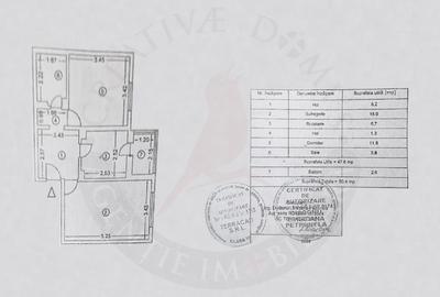 Apartament cu 2 camere decomandat, mobilat în Semicentral - 11