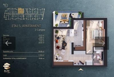 Apartament 2 camere finisat in ansamblul Elite City! - 6