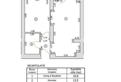 Apartament cu 2 camere decomandat în Pipera - 6