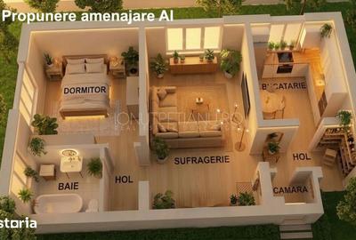 Apartament cu 2 camere semidecomandat în Pajura - 5