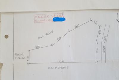 Teren de vânzare – 1036 mp, Căprăreț, Comuna Câineni, jud. Vâlcea Preț negociabi - 9