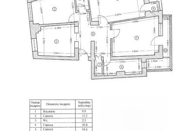 Apartament cu 3 camere decomandat în Basarabia - 3
