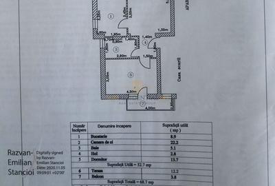 Apartament cu 2 camere decomandat, mobilat în Central - 10
