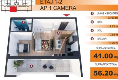 Garsonieră în George Enescu - 1