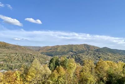Teren retras panoramic Valea Doftanei 1350 mp panta lina, cu utilitati - 1