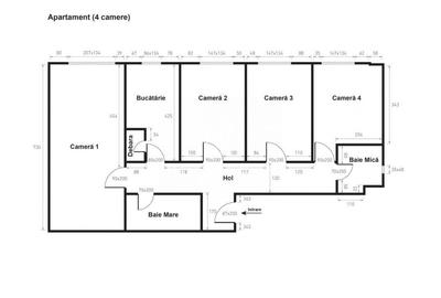 Apartament cu 4 camere decomandat în Central - 7