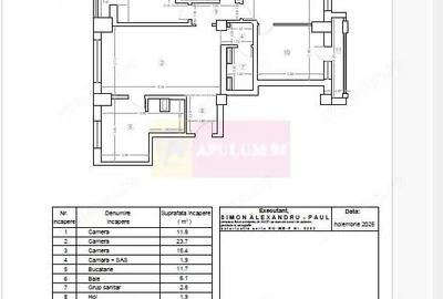 Apartament cu 4 camere decomandat în Unirii - 4