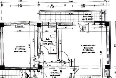 Apartament cu 2 camere decomandat în Hlincea