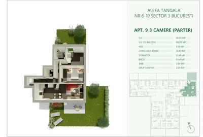 Apartament 3 Camere | 2 Curti | Metrou Mihai Bravu | 0 Comision - 11