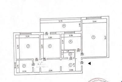 Apartament cu 3 camere, decomandat, zona Nicolina - 15